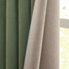 Furn Verso Reversible Suede Look Ready Made Eyelet Blackout Curtains Green