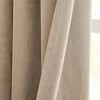 Furn Verso Reversible Suede Look Ready Made Eyelet Blackout Curtains Mocha
