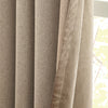 Furn Verso Reversible Suede Look Ready Made Eyelet Blackout Curtains Mocha