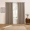Furn Verso Reversible Suede Look Ready Made Eyelet Blackout Curtains Petrol