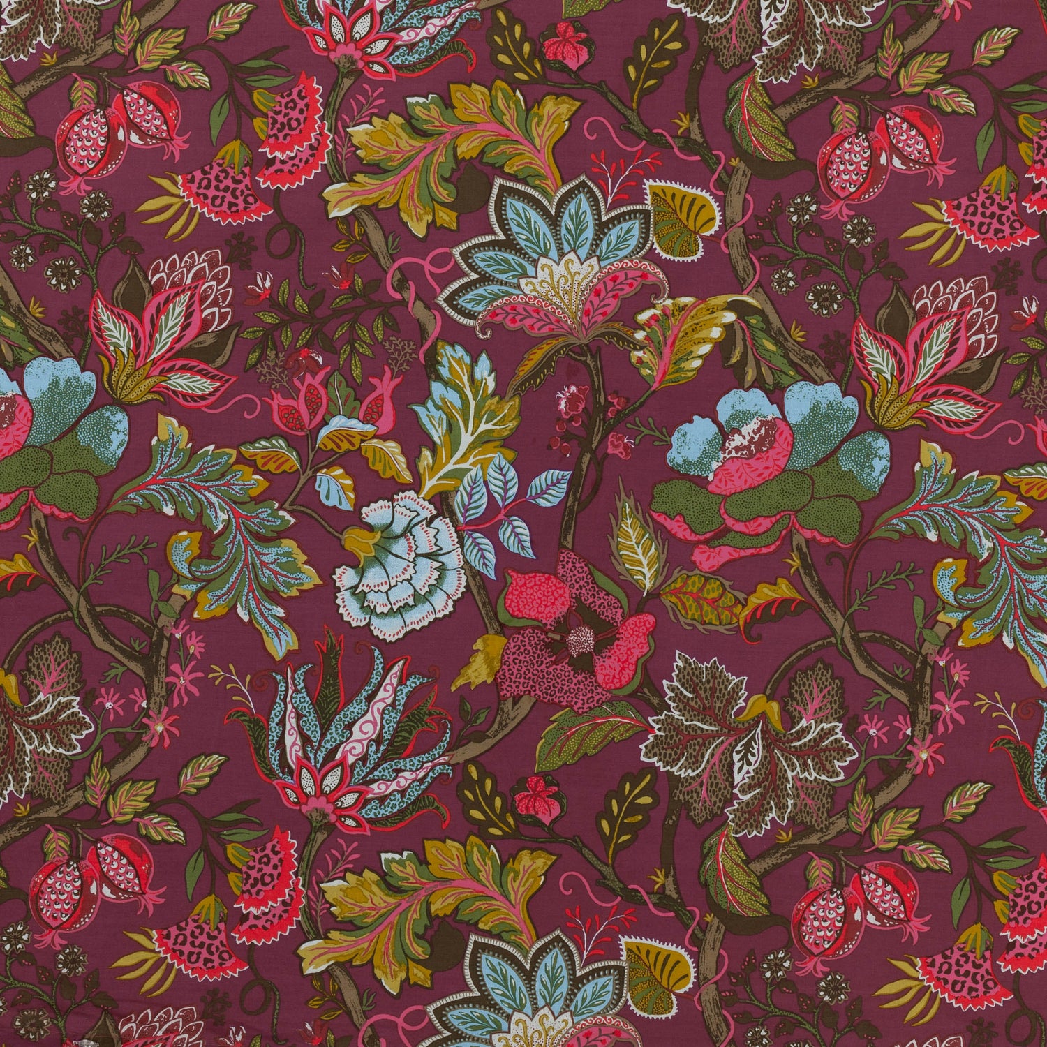 Viranai Exotic Floral Duvet Cover Bedding Set Lake Cerise