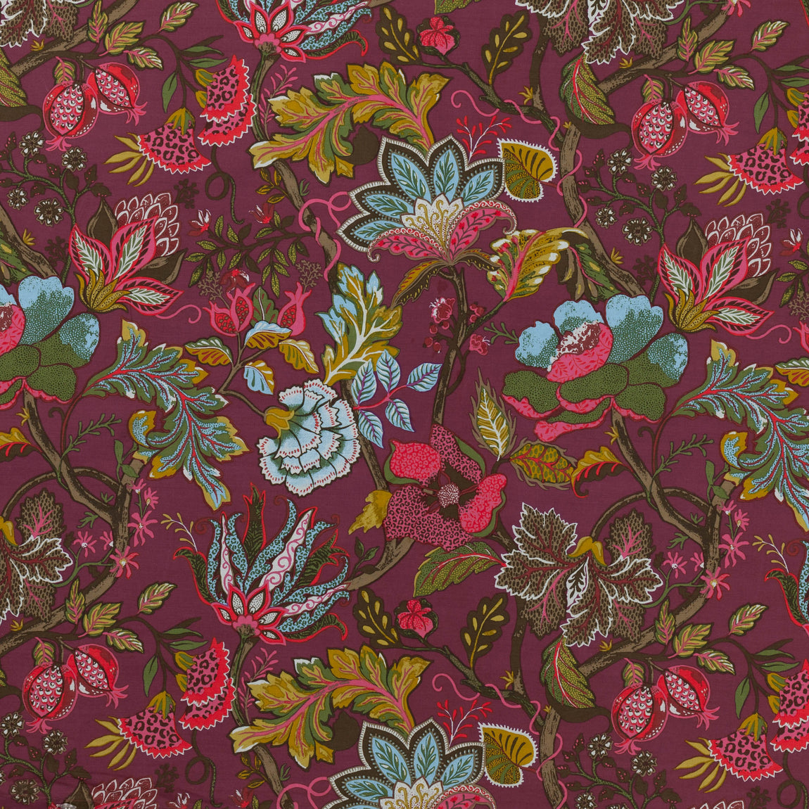 Viranai Exotic Floral Duvet Cover Bedding Set Lake Cerise