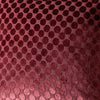 Soiree Velvet Spot Jacquard 43cmx43cm Filled Cushion Burgundy