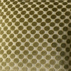 Soiree Velvet Spot Jacquard 43cmx43cm Filled Cushion Green