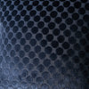 Soiree Velvet Spot Jacquard 43cmx43cm Filled Cushion Navy