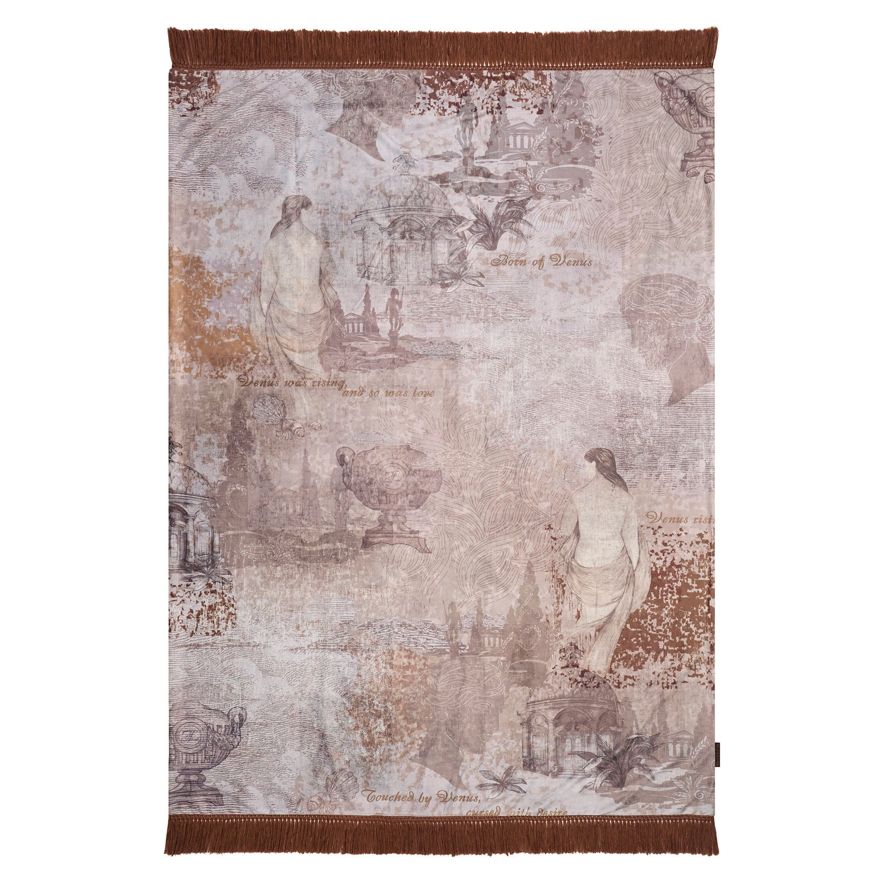 Laurence Llewelyn-Bowen Venus Primavera Soft Touch 130cm x 180cm Throw Natural