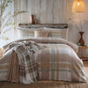 Appletree Verbier Brushed Cotton Duvet Cover Bedding Set Natural