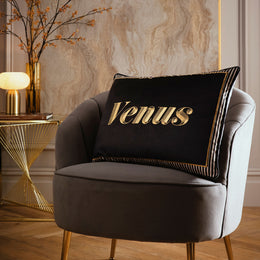 Laurence Llewelyn-Bowen Venus Signature Touch 40cm x 60cm Filled Boudoir Black