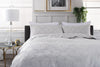 Versailles Luxury Duvet Cover Bedding Set Silver