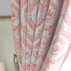 Victoria Triple Woven Ready Made Eyelet Blackout Curtains Red