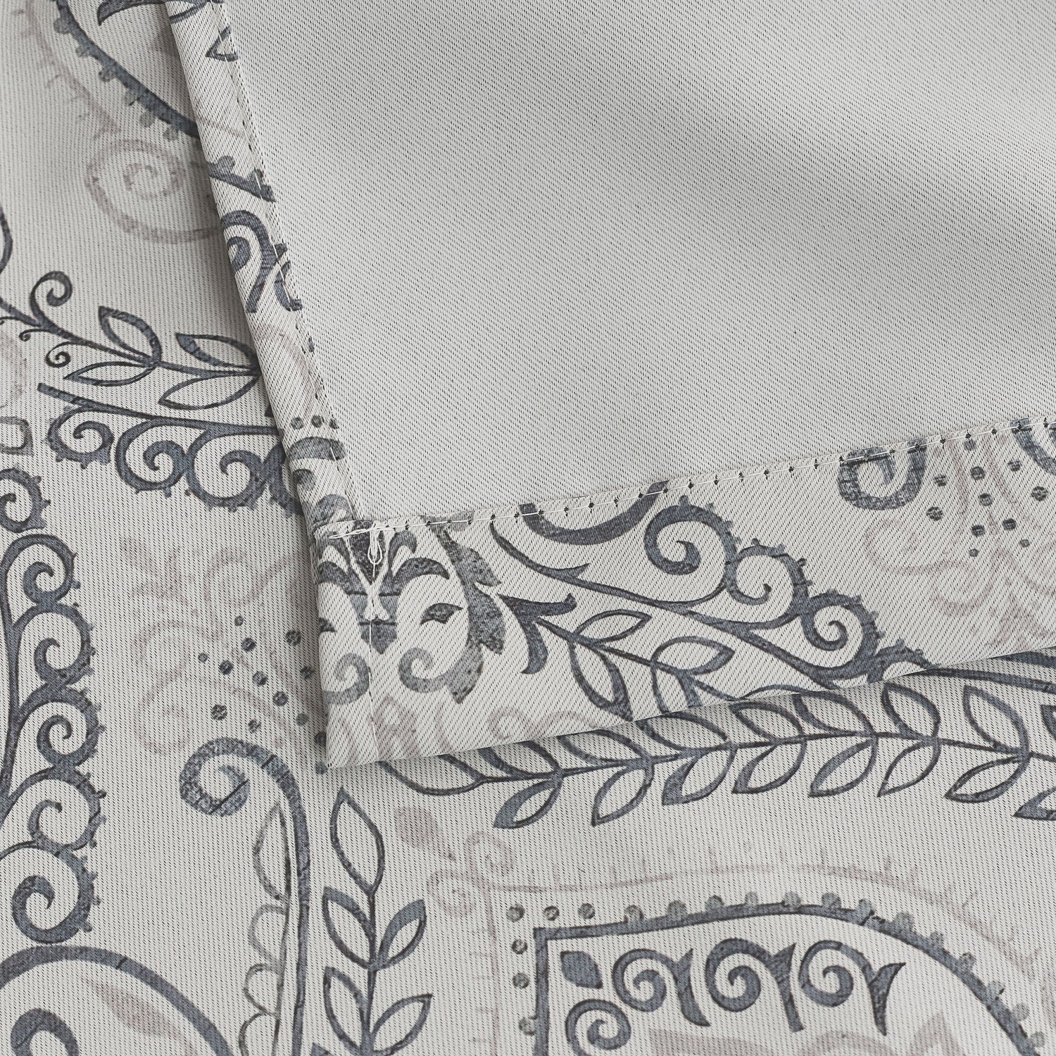 Victoria Triple Woven Ready Made Eyelet Blackout Curtains Silver