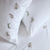 Historic Royal Palaces Victoria Sprigs Embroidery Duvet Cover Bedding Set Rose Pink Sage