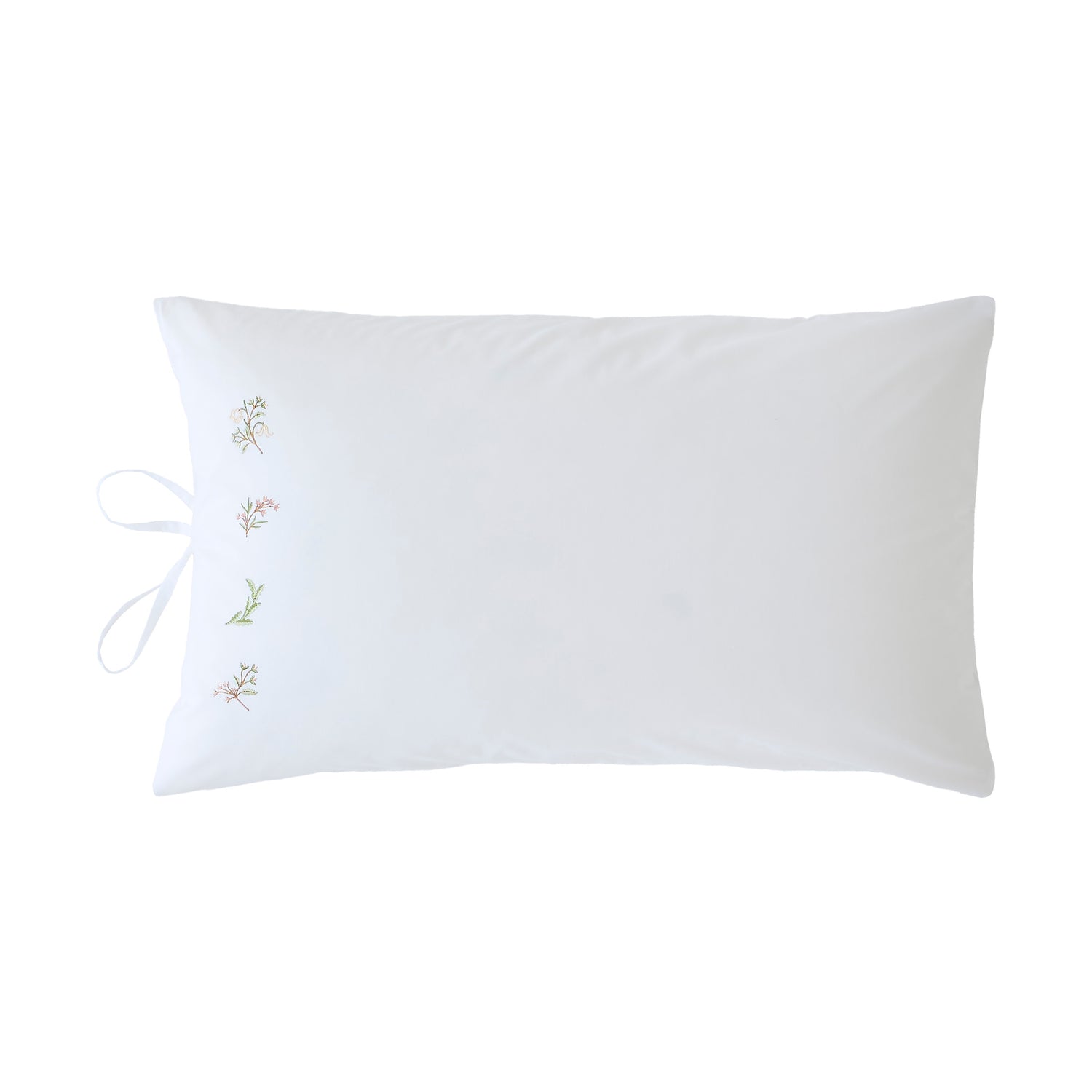 Historic Royal Palaces Victoria Sprigs Embroidery Pillowcase Housewife Rose Pink Sage