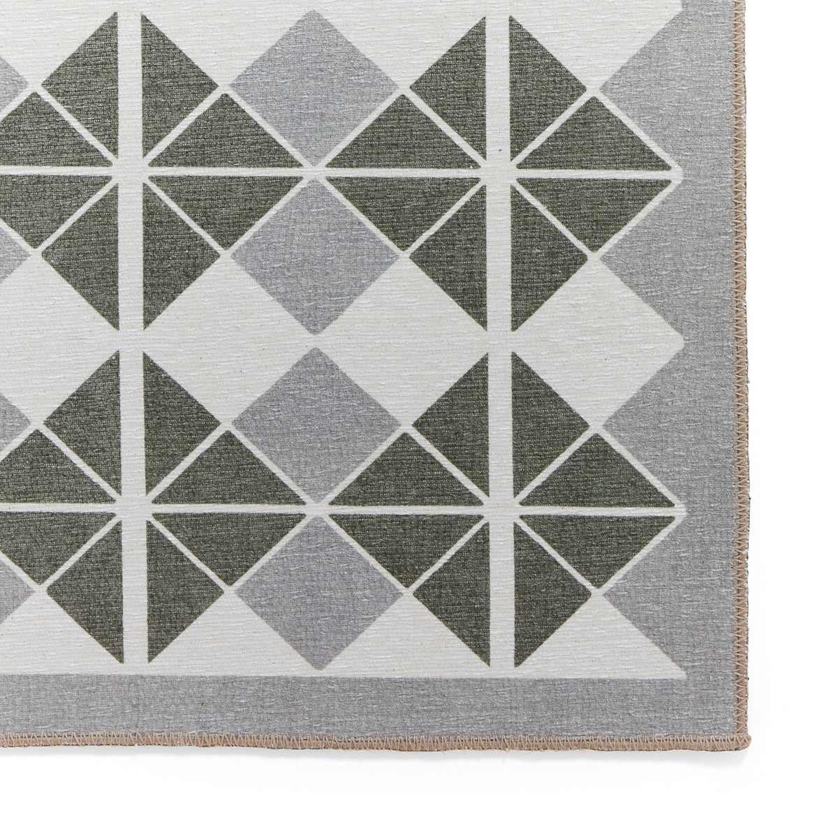 Victoria H1184 Washable Runner Grey Green