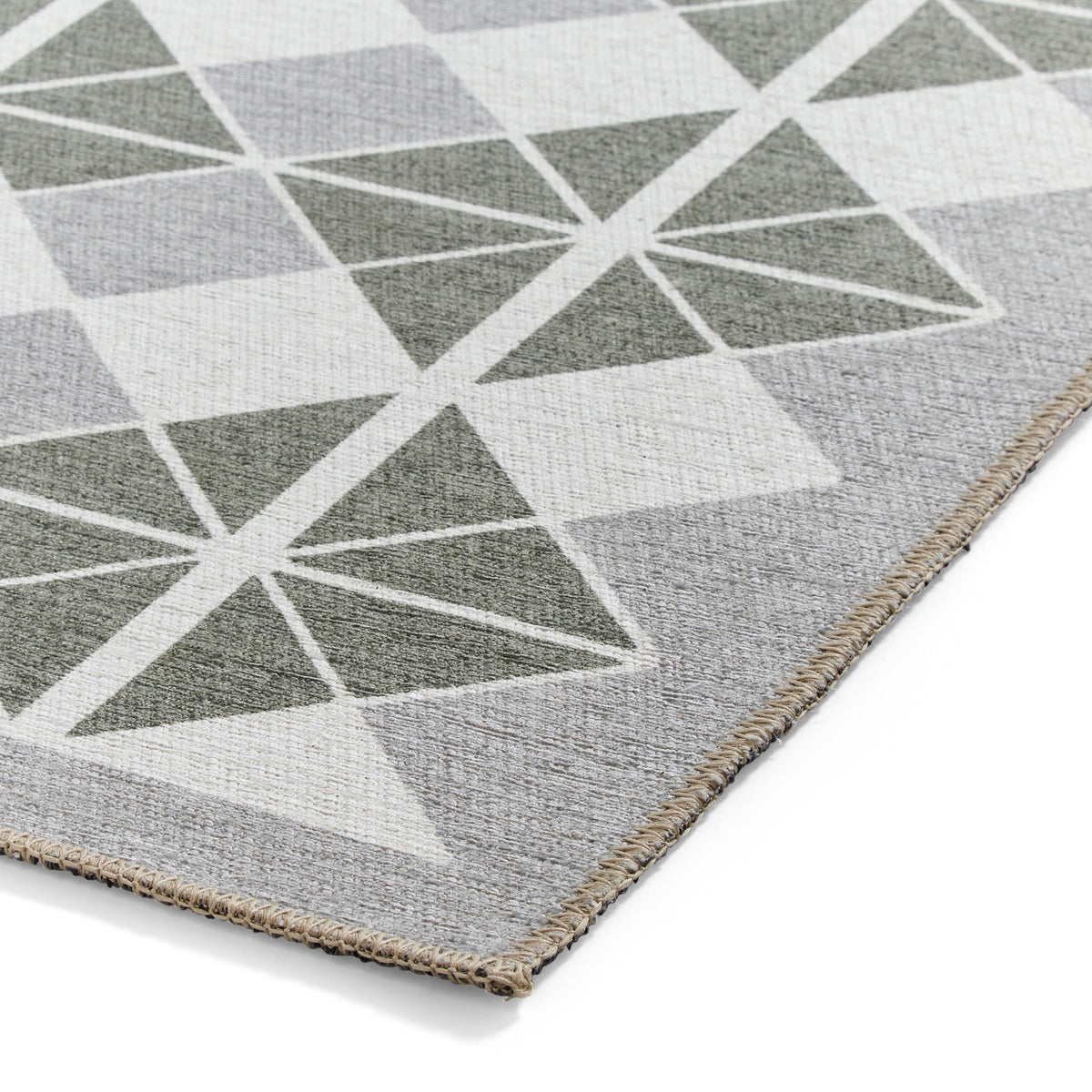 Victoria H1184 Washable Runner Grey Green