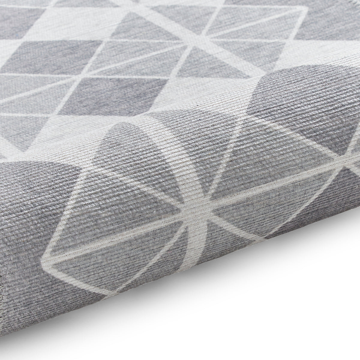 Victoria H1184 Washable Rug Grey LightGrey