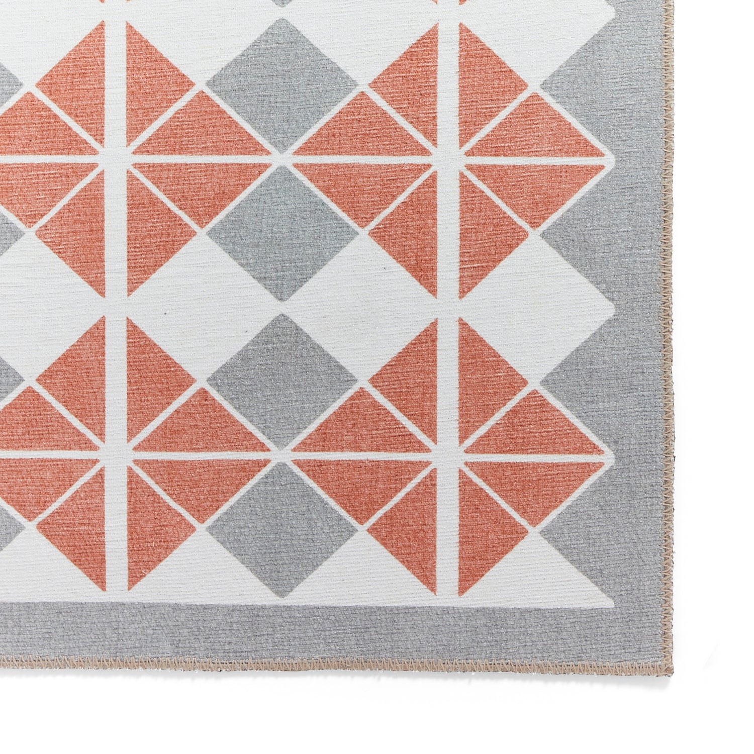 Victoria H1184 Washable Runner Grey Orange