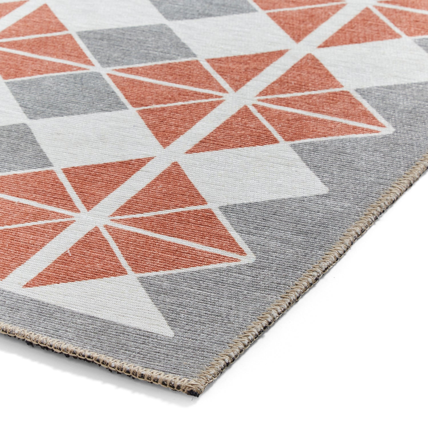 Victoria H1184 Washable Runner Grey Orange