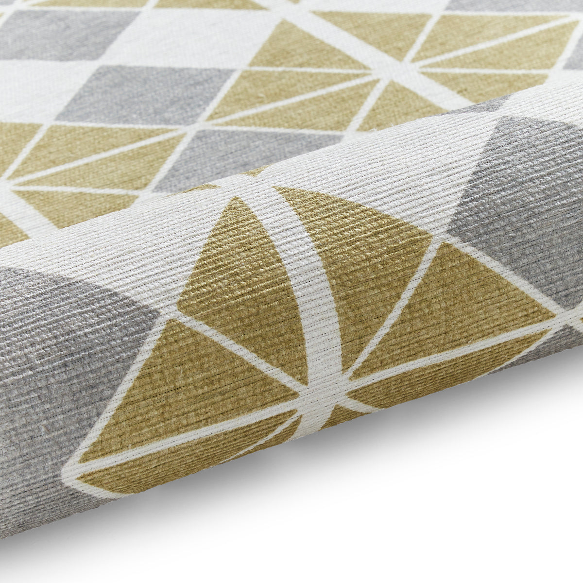 Victoria H1184 Washable Runner Grey Yellow