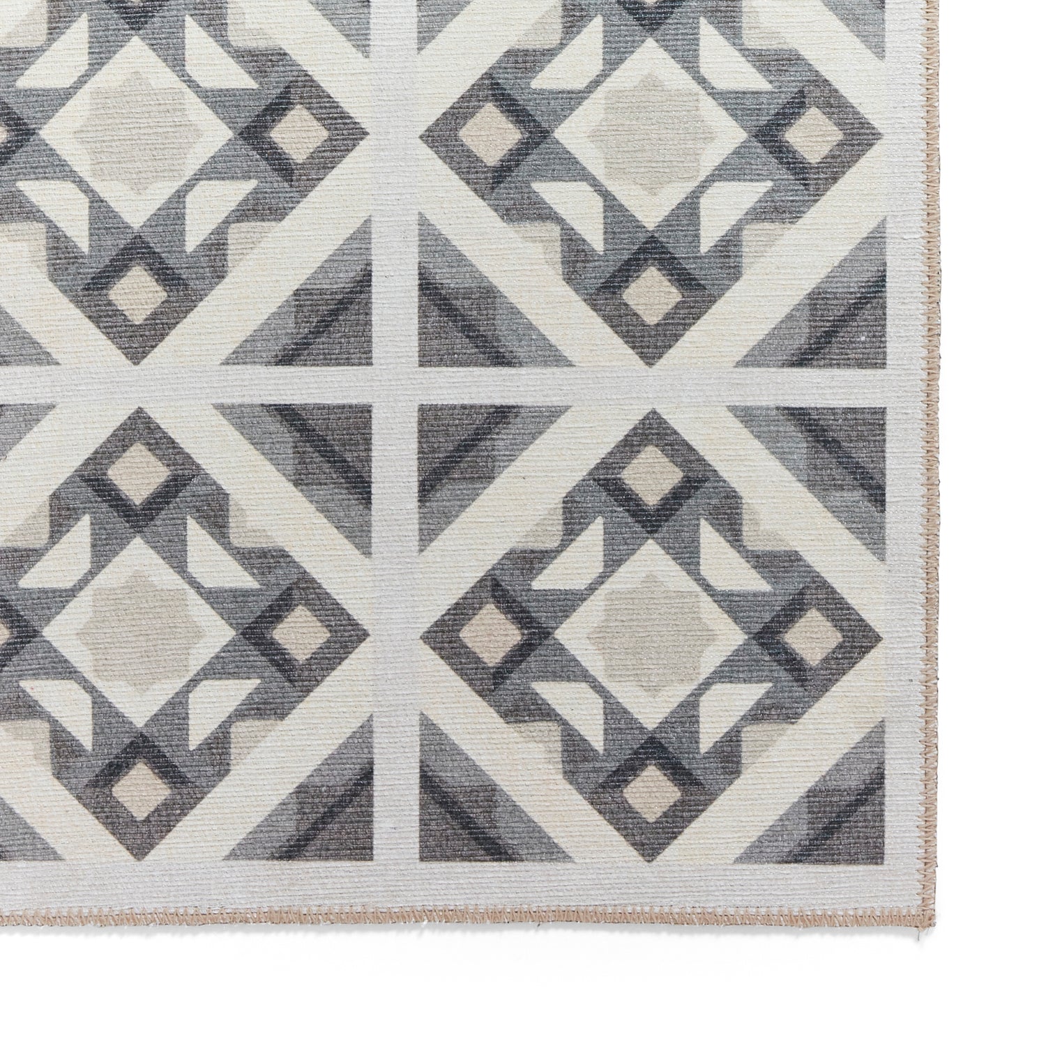Victoria H1187 Washable Runner Grey Beige