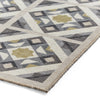 Victoria H1187 Washable Rug Grey Yellow