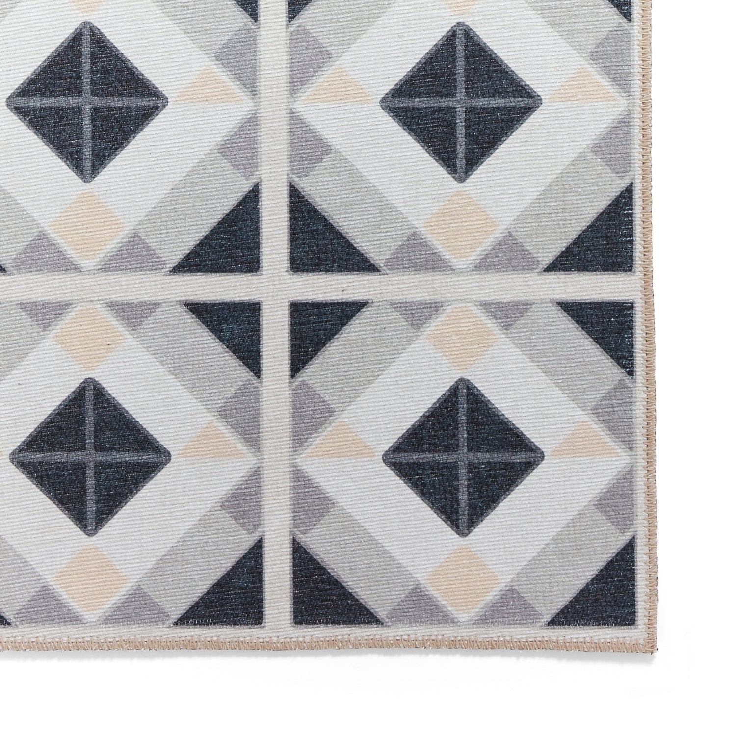 Victoria H1190 Washable Runner Grey Beige