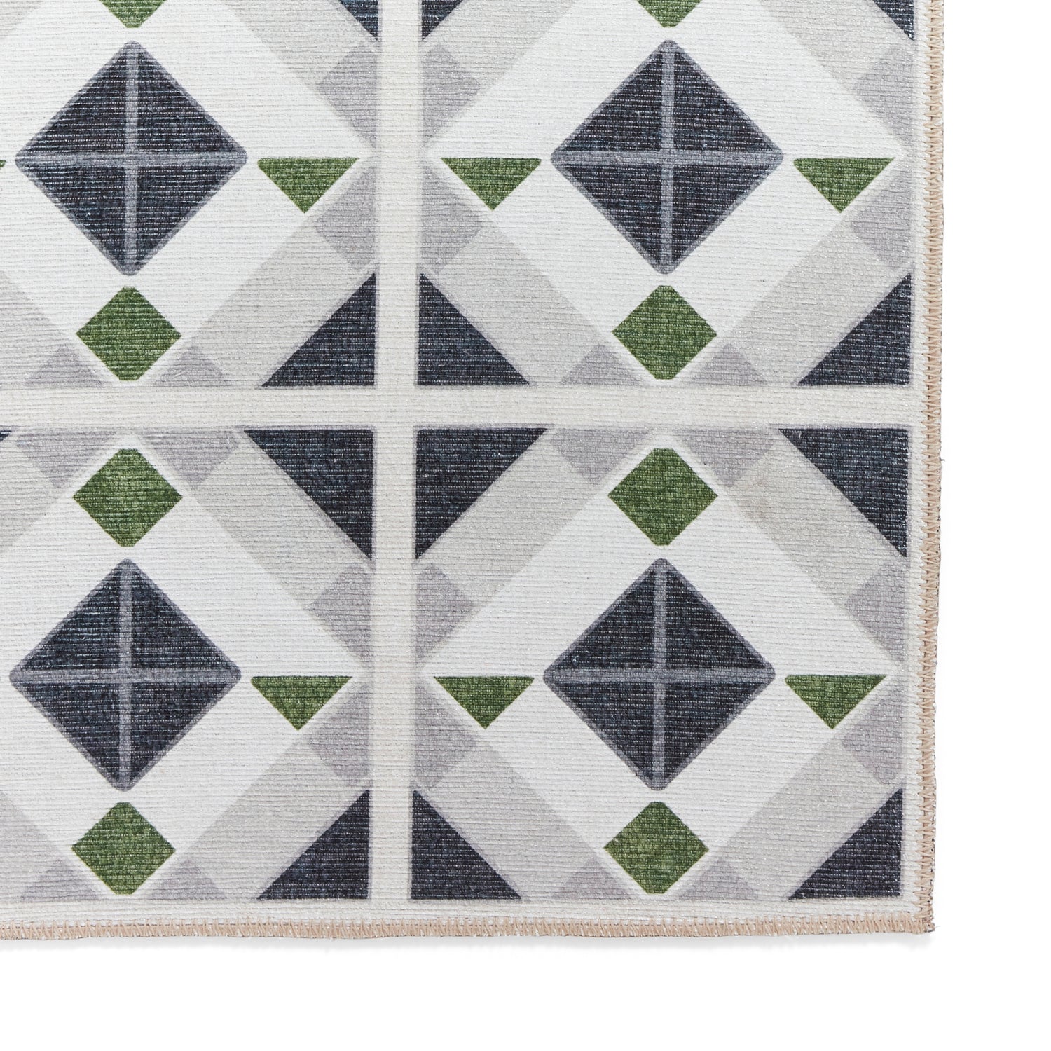 Victoria H1190 Washable Runner Grey Green