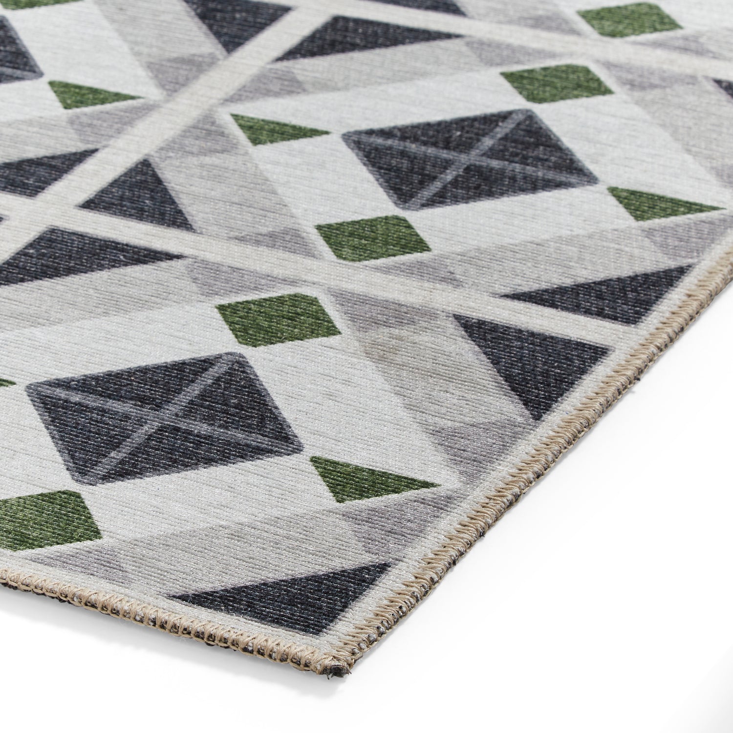 Victoria H1190 Washable Runner Grey Green