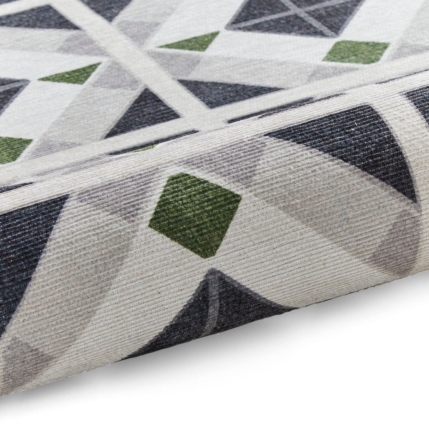 Victoria H1190 Washable Runner Grey Green