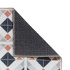 Victoria H1190 Washable Rug Grey Orange