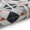 Victoria H1190 Washable Rug Grey Orange