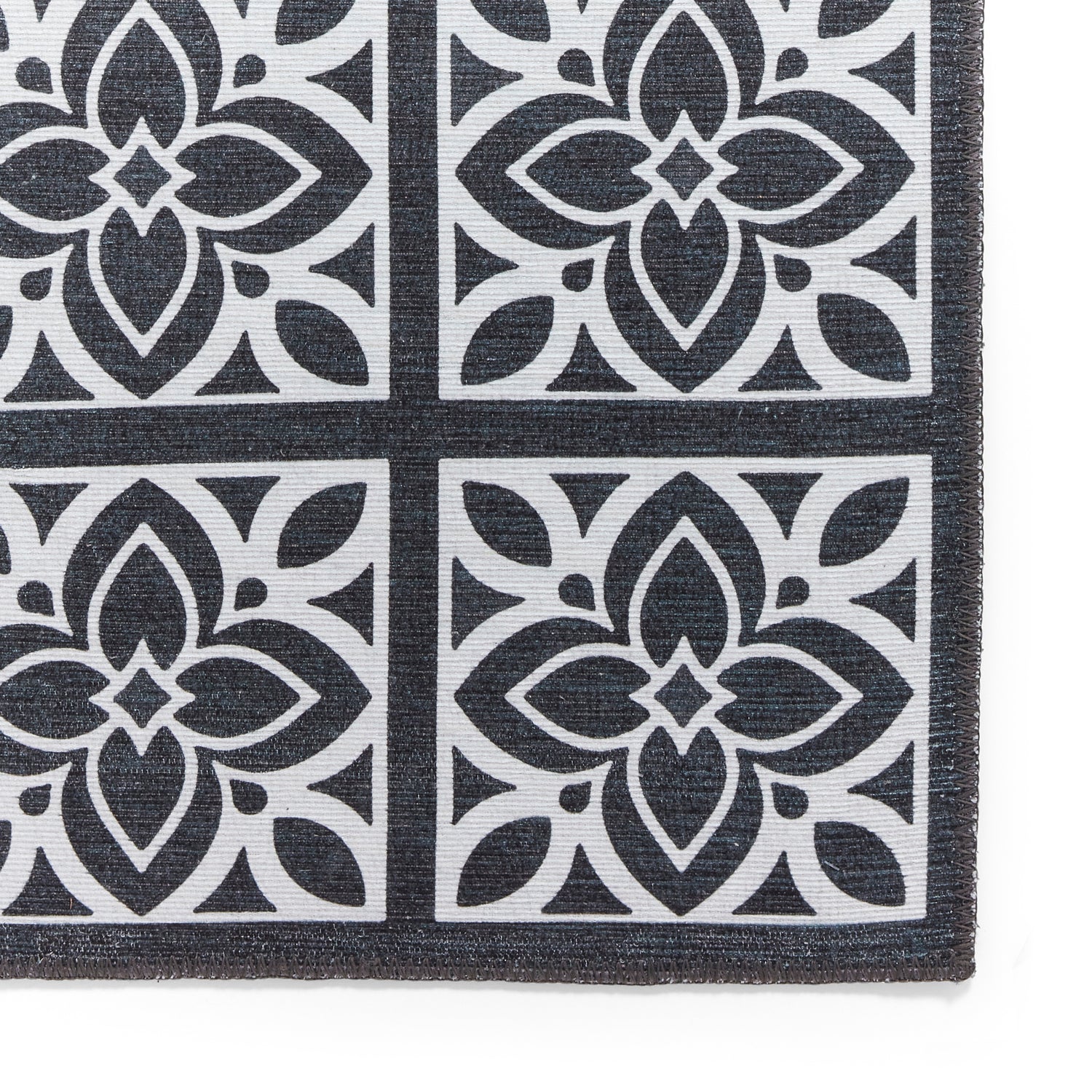 Victoria H1191 Washable Runner Dark Grey