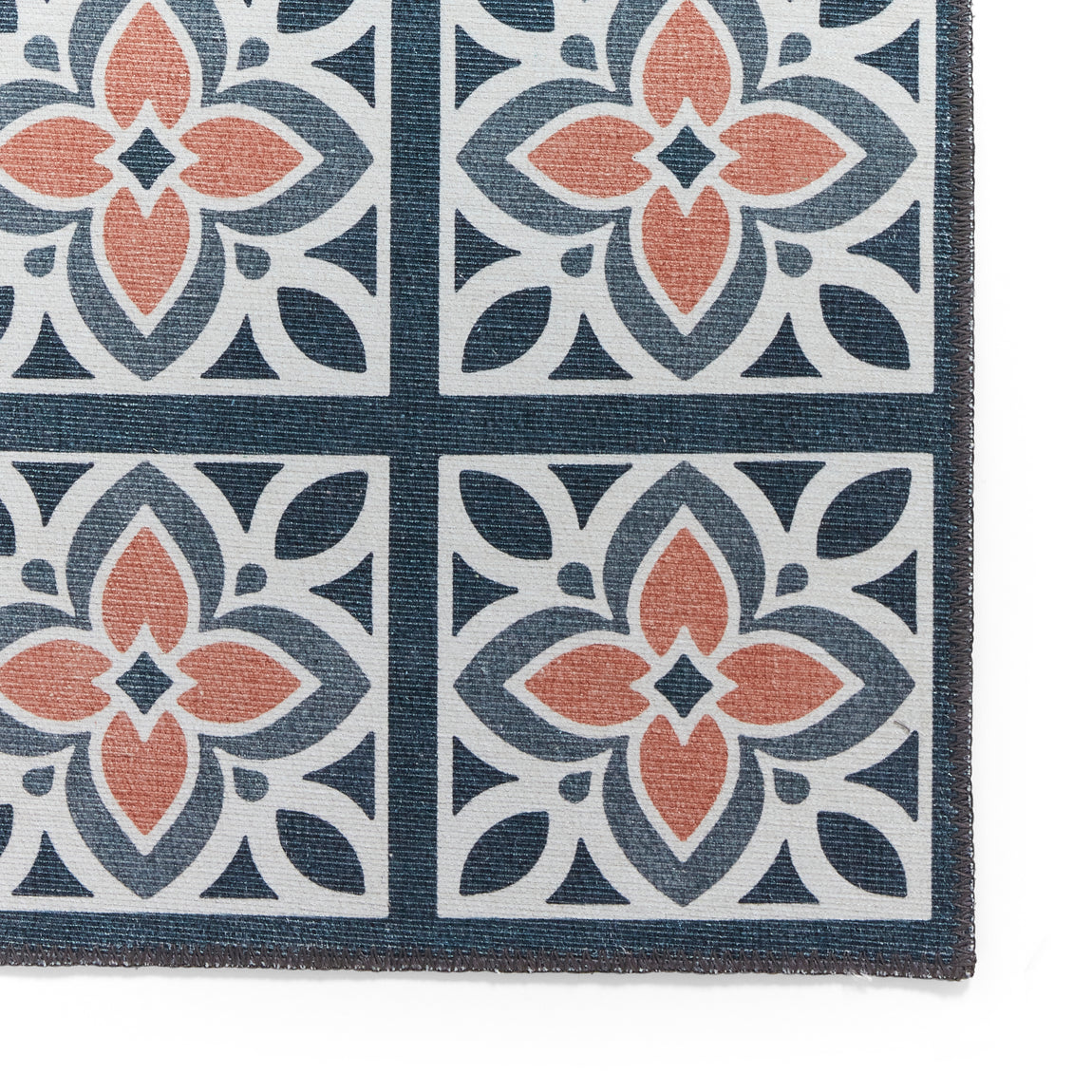 Victoria H1191 Washable Runner Grey Orange