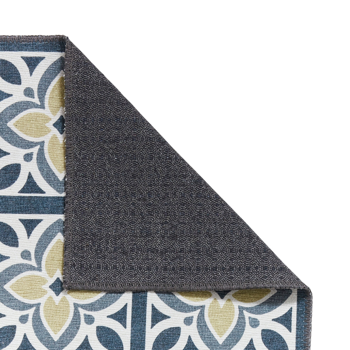 Victoria H1191 Washable Rug Grey Yellow