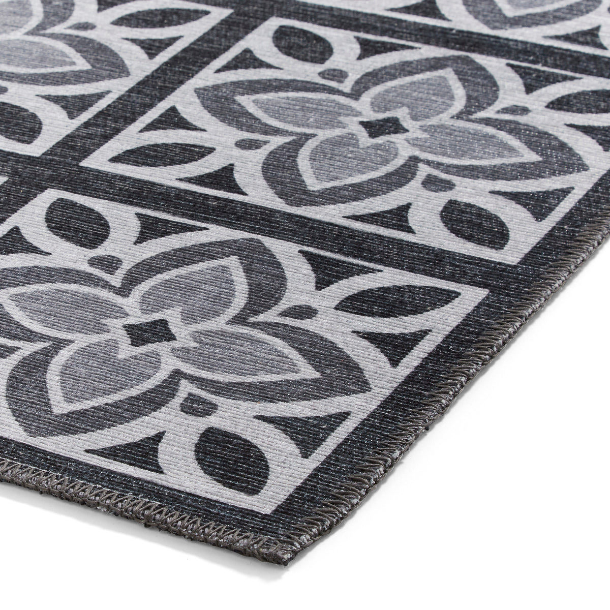 Victoria H1191 Washable Runner Grey