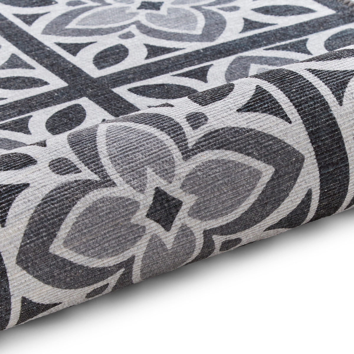 Victoria H1191 Washable Runner Grey