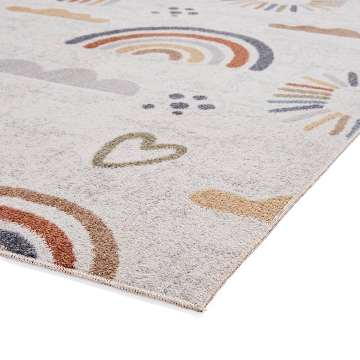 Vida Kids Recycled Rug Rainbow Sun