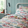Cath Kidston Vintage Cars Duvet Cover Bedding Set Multi