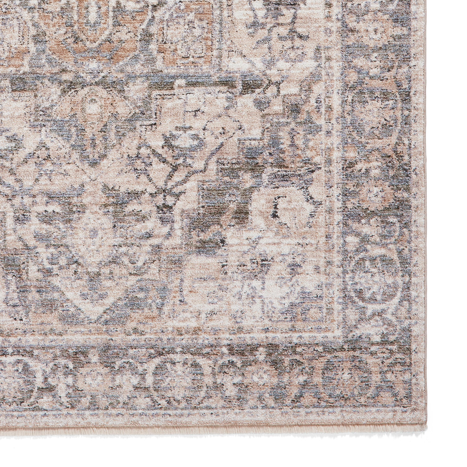 Vintage 35018 High Density Weave Rug Green