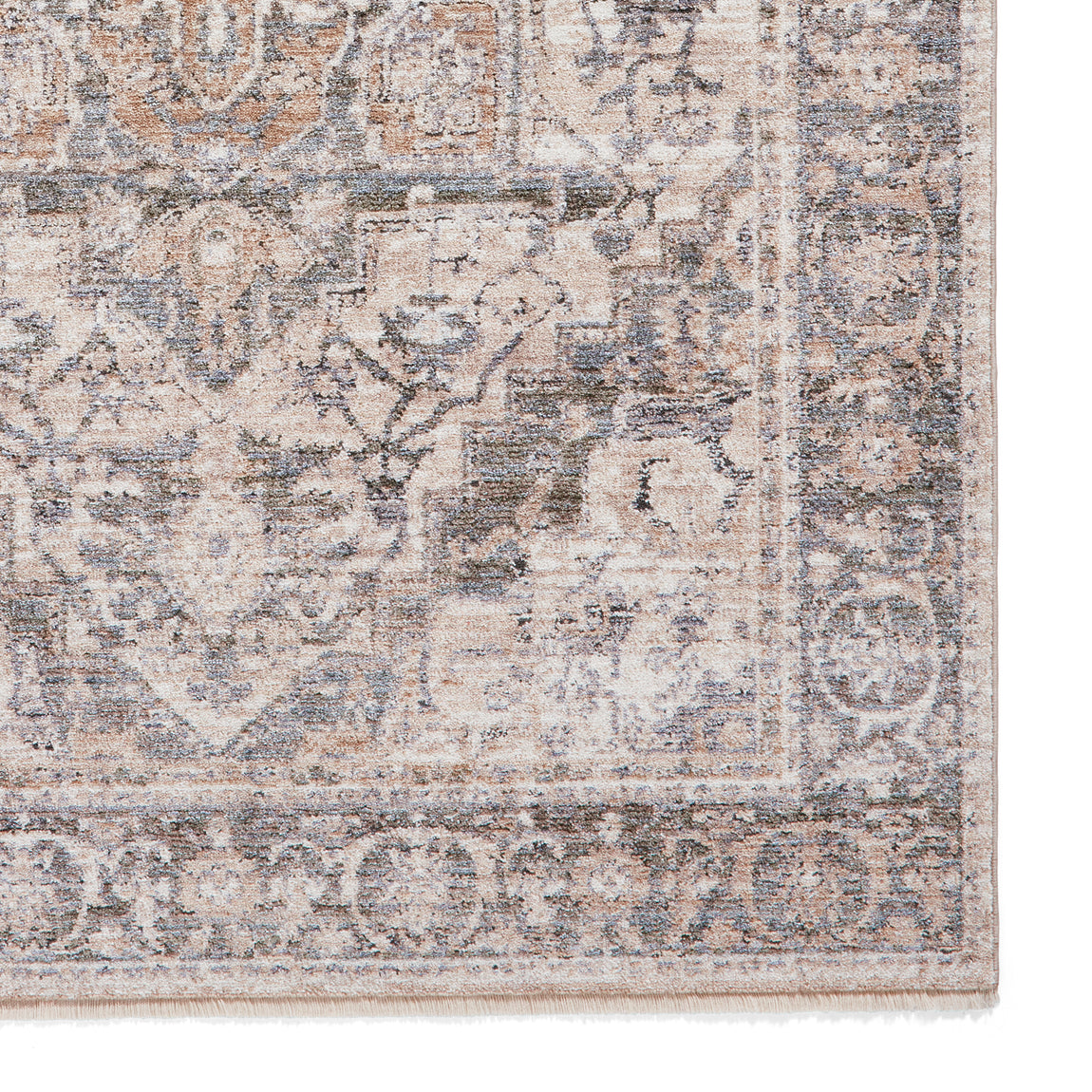 Vintage 35018 High Density Weave Rug Green
