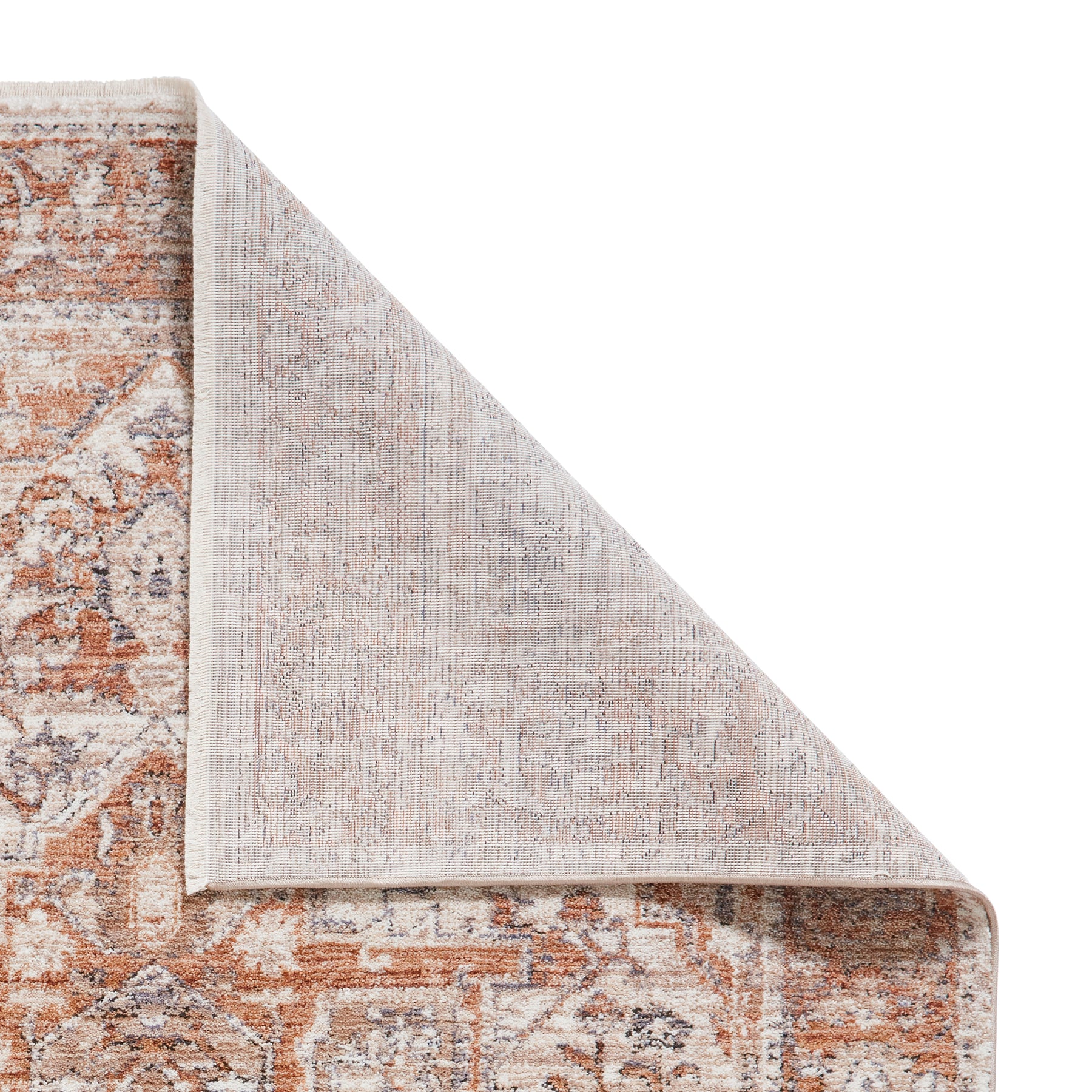 Vintage 35018 High Density Weave Rug Terracotta