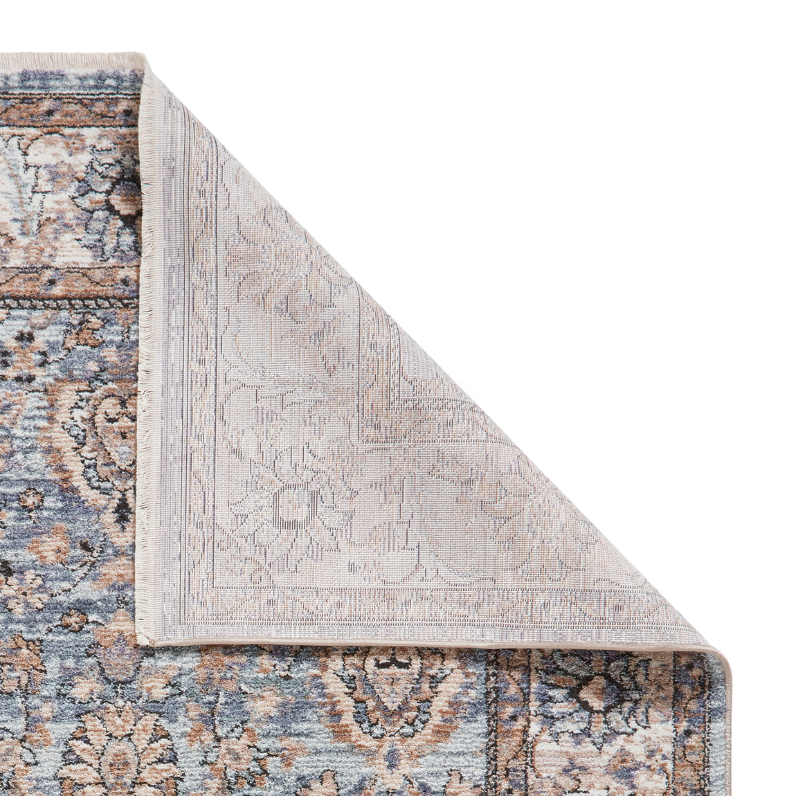 Vintage 35027 High Density Weave Rug 80cm x 300cm Blue