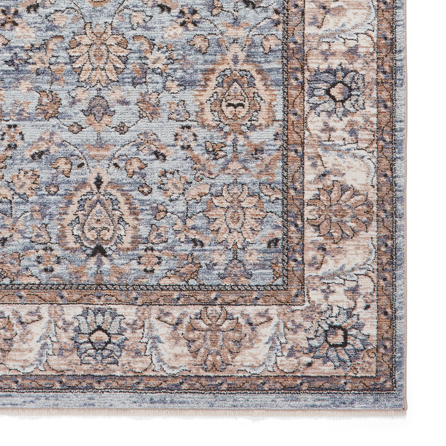 Vintage 35027 High Density Weave Rug 80cm x 300cm Blue