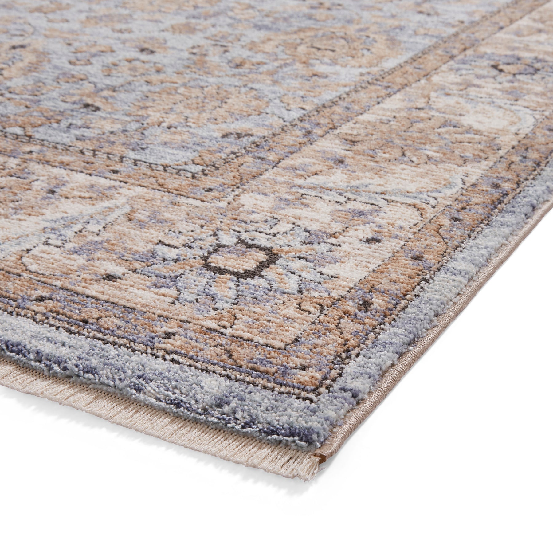 Vintage 35027 High Density Weave Rug 80cm x 300cm Blue