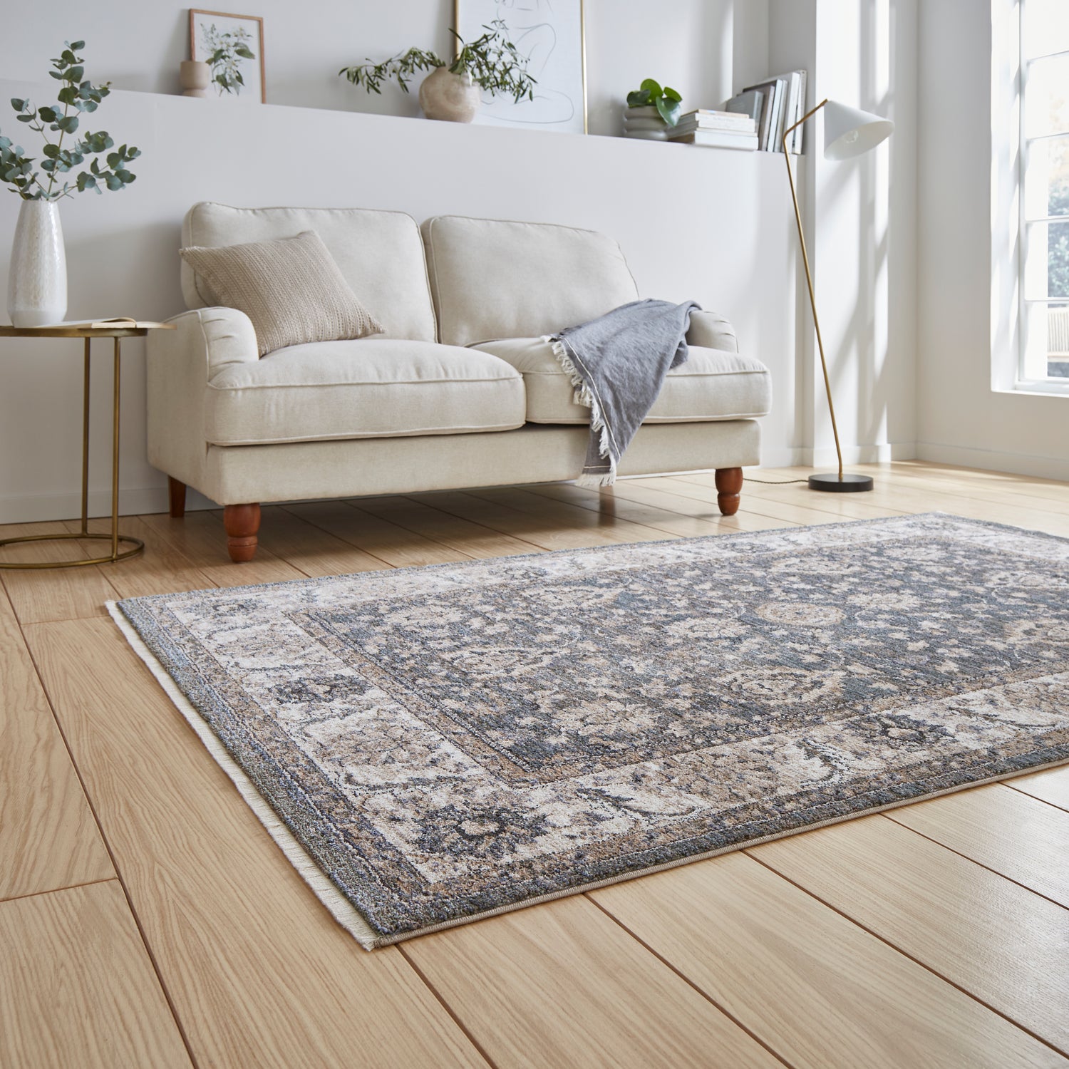 Vintage 35027 High Density Weave Rug 80cm x 300cm Green