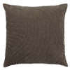 Voyage Maison Waterfall Embroidered Velvet Feather Filled Cushion 50cm x 50cm Iron