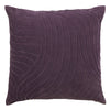 Voyage Maison Waterfall Embroidered Velvet Feather Filled Cushion 50cm x 50cm Plum