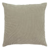 Voyage Maison Waterfall Embroidered Velvet Feather Filled Cushion 50cm x 50cm Quartz