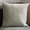 Voyage Maison Waterfall Embroidered Velvet Feather Filled Cushion 50cm x 50cm Quartz