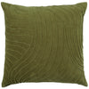 Voyage Maison Waterfall Embroidered Velvet Feather Filled Cushion 50cm x 50cm Sage